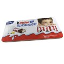 Ferrero Kinder-Schokolade in Metallbox mit Prägung (125g, 10 Riegel)