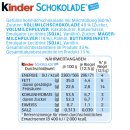 Ferrero Kinder-Schokolade in Metallbox mit Prägung (125g, 10 Riegel)