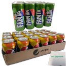 Fanta Watermelon no sugar & Pepsi Mango no sugar Neuheiten Testpaket (12x0,25l Dose Fanta, 24x0,33l Dose Pepsi) + usy Block