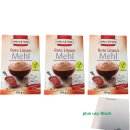Müllers Mühle Rote Linsen Mehl 3er Pack (3x400g) + usy Block