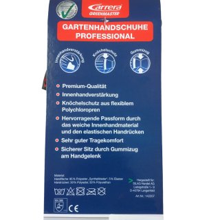 Carrera Greenmaster Gartenhandschuhe Professional Rot Größe XL (1 Paar)