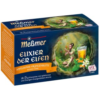 Meßmer Elixier der Elfen Apfelminze Orangenblüte (18 Teebeutel)