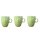 Intermezzo Kaffeebecher, Grün 180ml (3 Stck.)