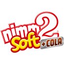 Nimm2 Soft + Cola gefüllte Kaubonbons mit Vitaminen 3er Pack (3x345g Maxi Pack) + usy Block