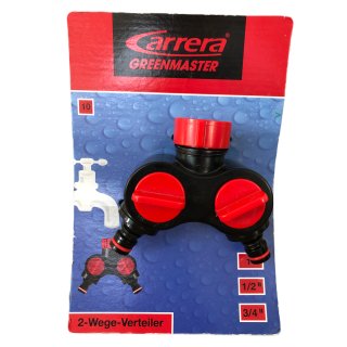Carrera Greenmaster 2-Wege-Verteiler in schwarz (Nr.10) blau