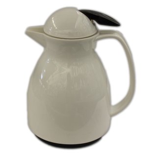 Isolierkanne aus Kunststoff in weiß zum Warm- oder Kalthalten 0,5l Füllmenge (1 Stk.)