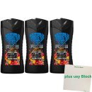 AXE Duschgel Skateboard & Fresh Roses Scent (3x250ml...