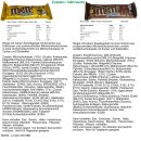 M&Ms Proteinriegel Trainings-Pack Schokolade & Erdnuss (Jeweils 6x51g Riegel) + usy Block
