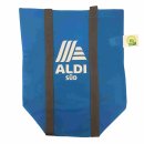 Aldi Süd Einkauf Tragerucksack (3Stk.) in pink, grün, blau + usy Block