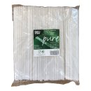 Papstar Trinkhalme weiss, Ø 6mm x 21cm, (150...