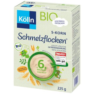 Kölln Schmelzflocken 5-Korn (225g Packung)