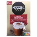 Nescafé Instant-Kaffee Typ Cappuccino entkoffeiniert weniger süß (10x12,5g Packung)