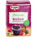 Dr. Oetker Gelierzucker für Beeren Konfitüre und Gelee (500g Packung)