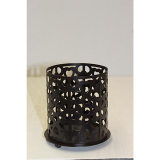 Duni 164191 Metall-Kerzenhalter Stella in Braun 10x8,5cm (1 Stück)