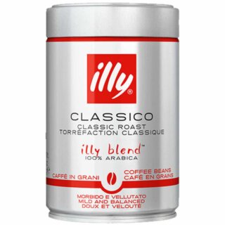 illy Espresso ganze Bohne Classico Klassisch-Samtig (250g Dose)