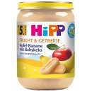 Hipp Apfel-Banane mit Babykeks (190g Glas)