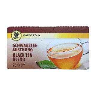 Marco Polo Schwarzteemischung 25 Teebeutel (37,5g Packung)