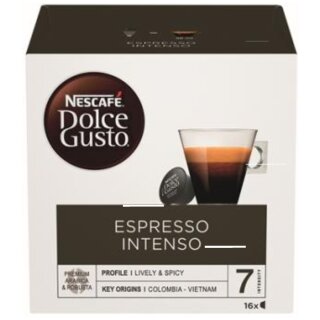 Nescafe Dolce Gusto Espresso Intenso 16 Kapseln (112g Packung)
