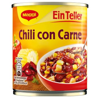 Maggi Chili con Carne ein Teller (325g Dose)