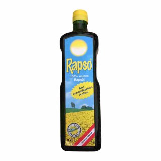 Rapso 100% reines Rapsöl (750ml Flasche)