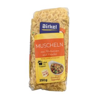 BirkelS No.1 Muscheln Nudeln (250g Packung)