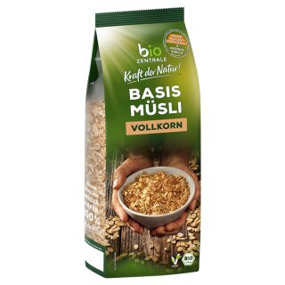 biozentrale Basis Müsli vollkorn (750g Packung)