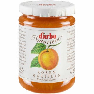 DArbo Konfitüre Rosenmarille Extra (450g Glas)