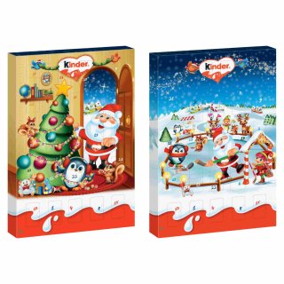 Kinder Mini Mix Adventskalender KEINE MOTIVWAHL mit mini kinder Bueno, Country und Schokolade (152g)