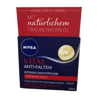 NIVEA Anti-Falten Regenerierende Nachtpflege (50ml Dose)