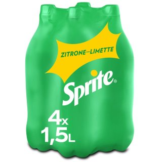 Sprite (4x1,5l Flasche) incl. DPG Pfand