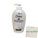 Dove Creme Pflegende Hand-Waschlotion (250ml Pumpspender) + usy Block