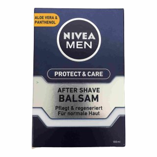 NIVEA Men, After Shave Balsam für Männer Protect & Care (100ml Flasche)
