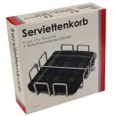ZHG Serviettenkorb aus Draht Verchromt 19 x 19 x 6cm (1...