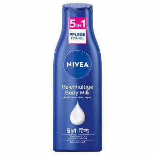 Nivea Körper-Milch Reichhaltige Body Milk (250ml Flasche)
