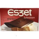 Eszet Schnitten 8 feine Zartbitterschokoladentäfelchen Brotbelag (75g Packung)