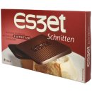 Eszet Schnitten 8 feine Zartbitterschokoladentäfelchen Brotbelag (75g Packung)
