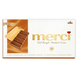 Merci Edel-Nougat Tafelschokolade (112g Packung)