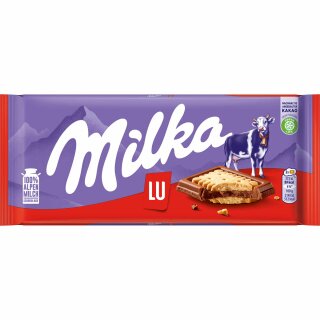 Milka Alpenmilch & LU Kekse (87g Packung)