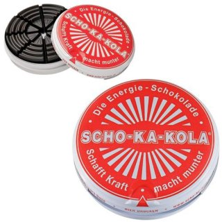 Scho-Ka-Kola Original Zartbitter, rot (100g Dose)