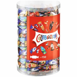 Celebrations BOX  Schokoladen-Riegel Mischung (1x1.435KG)