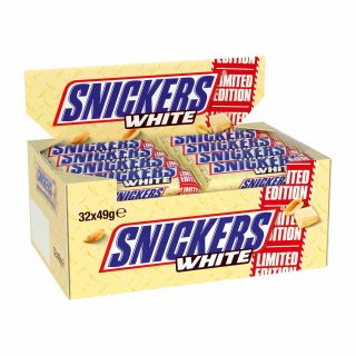 Snickers White Riegel Limited Edition (32x49g Karton)