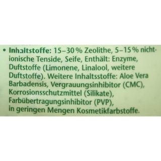 Frosch Aloe Vera Waschpulver Color (1,35kg Paket)