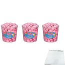 Haribo Pink Bubble 3er Pack (3x150St) + usy Block