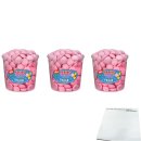 Haribo Pink Bubble 3er Pack (3x150St) + usy Block