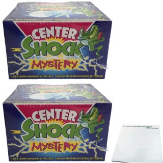 Center Shock Mystery Pack Kaugummis 100 Stück 2er Pack (2x400g Packung) + usy Block