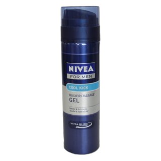 Nivea for Men Cool Kick Rasier Gel (200ml Flasche)