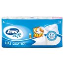 Zewa Soft Toilettenpapier, Das Samtige Weiß, 16...