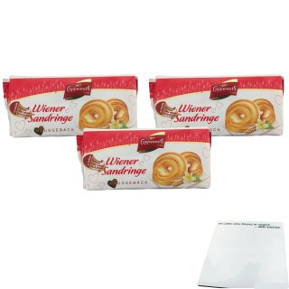 Coppenrath Wiener Sandringe 3er Pack (3x200g Packung) + usy Block