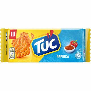LU Tuc Cräcker Paprika mit würzigem Paprika-Geschmack (100g Packung)