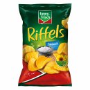 Funny-Frisch Riffels Naturell Kartoffelchips (1x150g Packung)